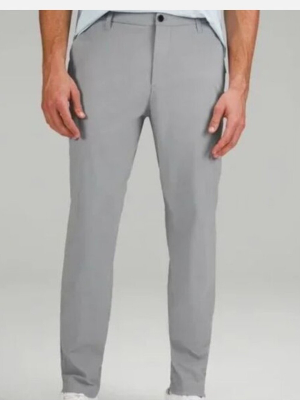 Lululemon Men Commission Golf Pants Gray Office Travel Casual